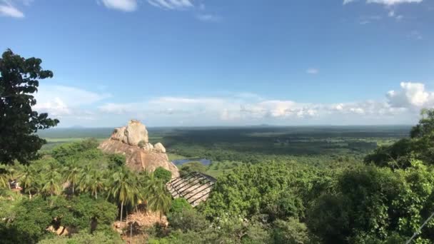 Mihintale, Sri Lanka, beautiful mountain and nature — Stock Video