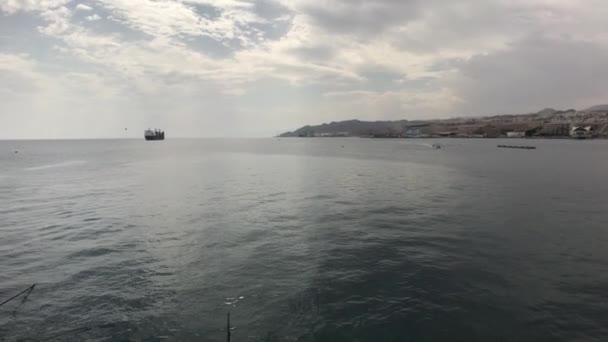 Eilat, Israel - Caminando sobre el Mar Rojo parte 13 — Vídeos de Stock