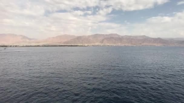 Eilat, Israël - Wandelen op de Rode Zee deel 7 — Stockvideo