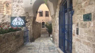 Tel Aviv, İsrail - 22 Ekim 2019: Şehrin tarihi bölümü 6.