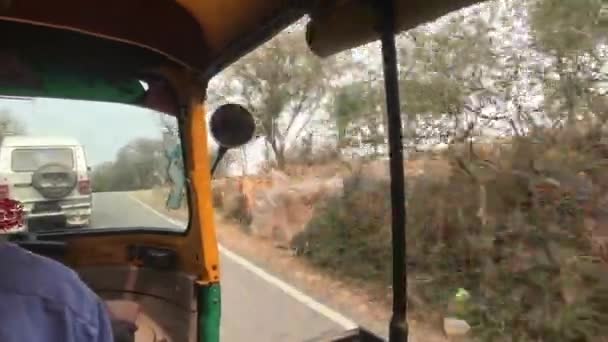Джайпур, Индия - Мото рикша часть 4 — стоковое видео