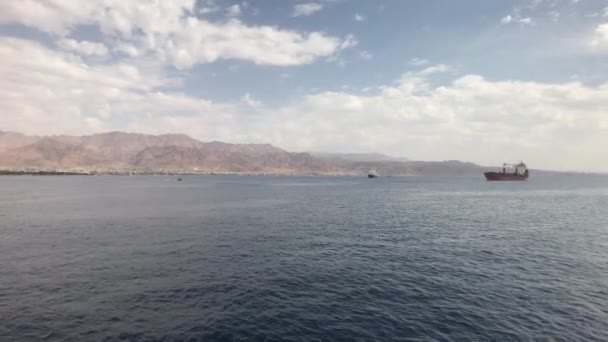 Eilat, Israël - Wandelen op de Rode Zee deel 3 — Stockvideo