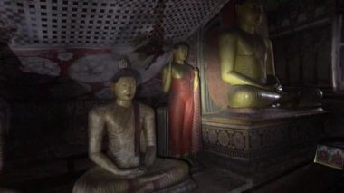 Dambulla, Sri Lanka, 25 Kasım 2019, Dambulla Mağara Tapınağı, Buda Heykeli Bölüm 29
