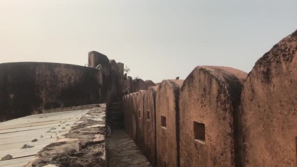 Jaipur, India - Vista de la antigua fortaleza desde el interior parte 3 — Vídeo de stock