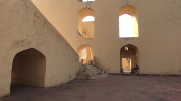 Jaipur, Indien - intressant historisk struktur — Stockvideo