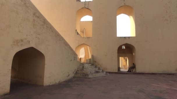 Jaipur, indien - interessante historische Struktur — Stockvideo