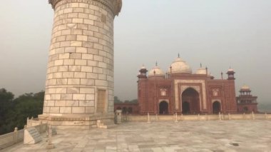 Agra, India, November 10, 2019, Taj Mahal, High Tower Mosque