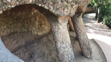 Barselona, İspanya, Bir kayaya yakın çekim