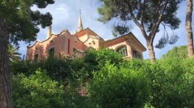Barselona, İspanya, Bir evin önündeki ağaç