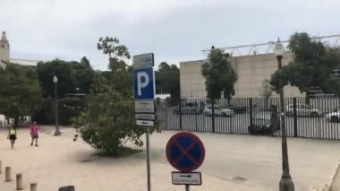 Barselona, İspanya. Boş bir sokak.