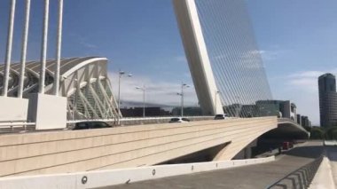 Valencia, İspanya, karayolu trafik köprüsü