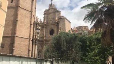 Valencia, İspanya, Binanın kenarında bir tabela