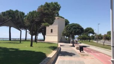 Cambrils, İspanya, boş bir yol