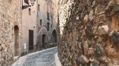 Montblanc, İspanya Taş bir bina