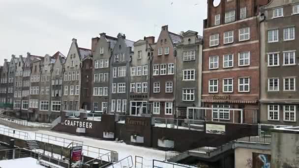 Gdansk, Poland, A large building — Stock Video