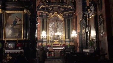 Krakow, Polonya, büyük bir oda.