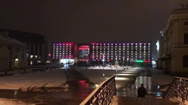 Krakow, Polonya, Bir köprüye yakın çekim