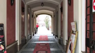 Lodz, Polonya, Bir binanın içini görmek