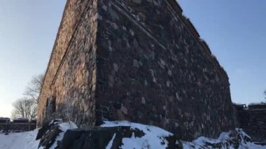 Helsinki, Finlandiya, Karla kaplı bir ev