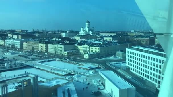 Helsinki, Finlandia, Widok na miasto — Wideo stockowe