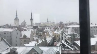 Tallinn, Estonya Bir şehir manzarası