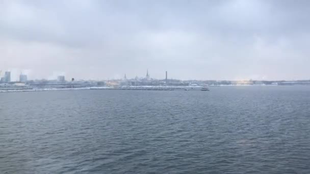 Tallinn, Estonia, A large body of water — Stock Video