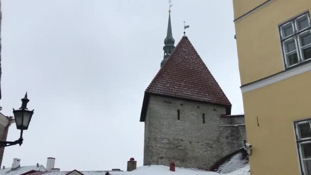 Tallinn, Estonia, A large building — Stock Video