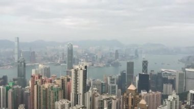 Hong Kong, Çin, Victoria Tepesi manzarası
