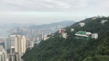 Hong Kong, Çin, Victoria Tepesi manzarası
