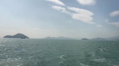 Hong Kong, Çin, Bir su kütlesi üzerinde bir işaret