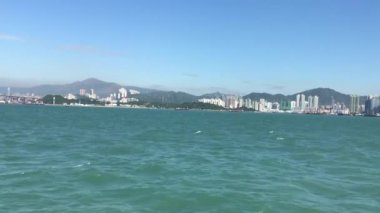 Hong Kong, Çin, Bir su kütlesi üzerinde bir işaret