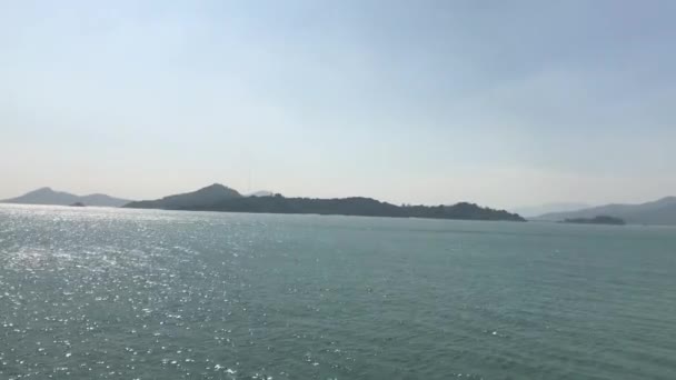 Hong Kong, Chiny, Duża część wód — Wideo stockowe