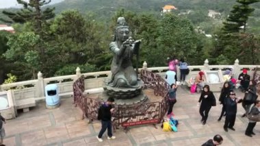 Hong Kong, Çin, 20 Kasım 2016: Parkta bir grup insan