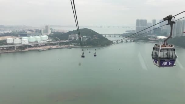 Hong Kong, China, Una vista de una ciudad — Vídeo de stock