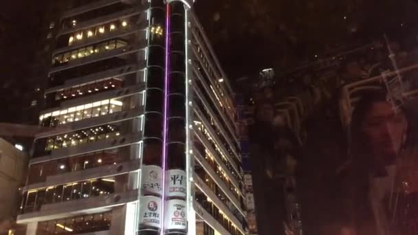 Hong Kong, China, A close up of a tall building — Stock Video