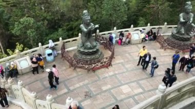 Hong Kong, Çin, 20 Kasım 2016: Parkta bir grup insan