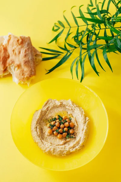 다채로운 Hummus 전통적인 스입니다 있습니다 — 스톡 사진