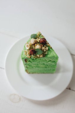 Tatlı Doğum günü hediyesi. Nane ve deli kek.