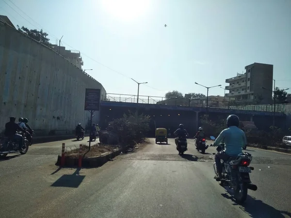 Bangalore Karnataka India May Nayandahalli Underpass Flyover Built Bbmp — стокове фото