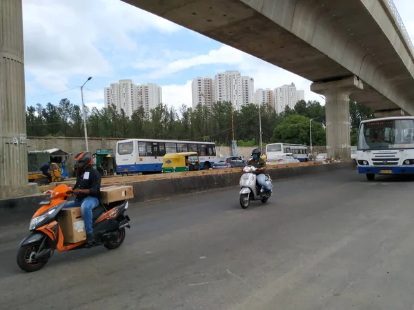 Bangalore Karnataka India Jun 2020 Vacker Utsikt Över Namma Metro — Stockfoto