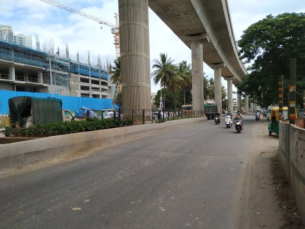 Bangalore Karnataka Inde Juin 2020 Beau Point Repère Ligne Verte — Photo