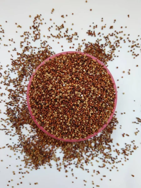 Ragi Also Known Finger Millet Which Healthy Food Gluten Free — Stock Photo, Image