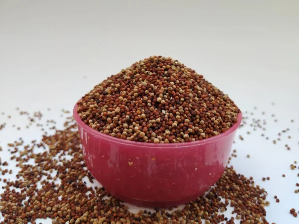 Ragi Également Connu Sous Nom Millet Doigts Qui Est Aliment — Photo