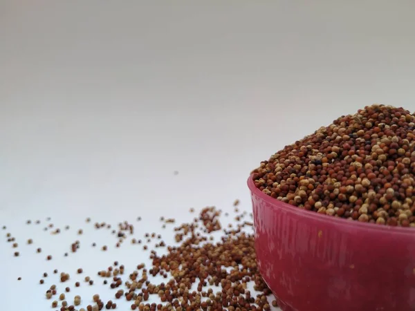 Ragi También Conocido Como Mijo Dedo Que Alimento Saludable Contiene —  Fotos de Stock