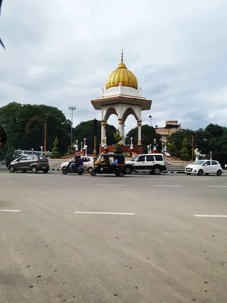 Mysore Karnataka Inde Oct 2019 Belle Vue Kote Anjaneya Temple — Photo