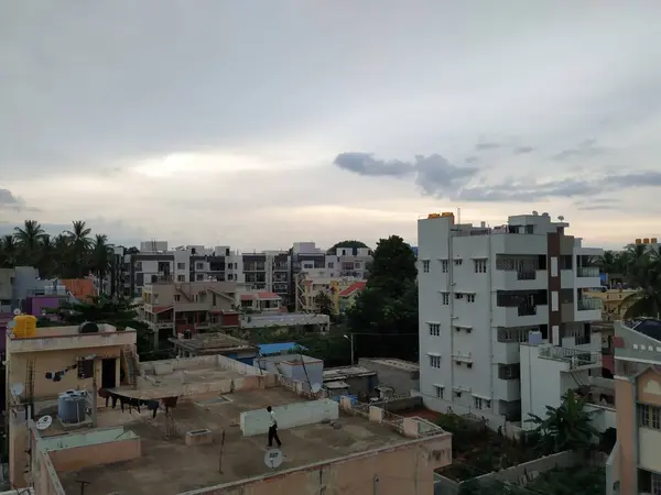 Bangalore Karnataka India Junio 2020 Primer Plano Del Paisaje Urbano —  Fotos de Stock