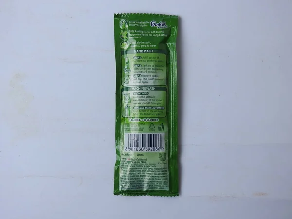 Bangalore Karnataka India Aug 2020 Closeup Comfort Fabric Conditioner Bacterial — стокове фото