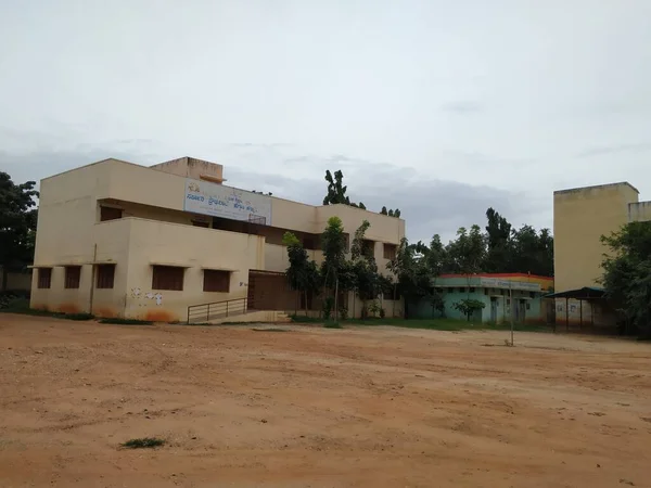 Bangalore Karnataka India Aug 2020 Närbild Vacker Atmosfär Government School — Stockfoto