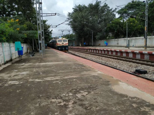 Bangalore Karnataka Inde Sep 2020 Gros Plan Gare Lottegollahalli Avec — Photo