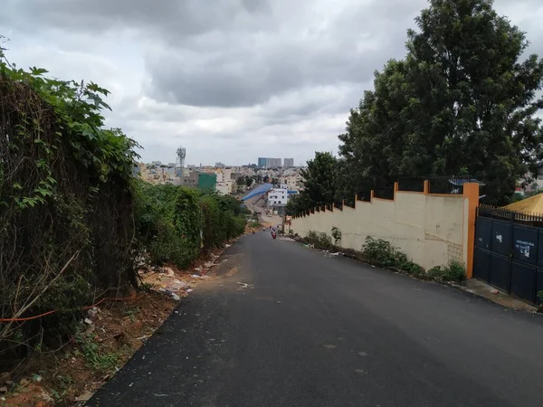 Bangalore Karnataka Índia Oct 2020 Belo Centro Cidade Uma Vista — Fotografia de Stock